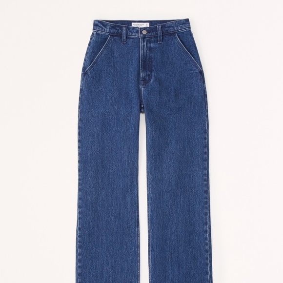 Abercrombie & Fitch Denim - Abercrombie & Fitch Blue Straight Leg Jeans